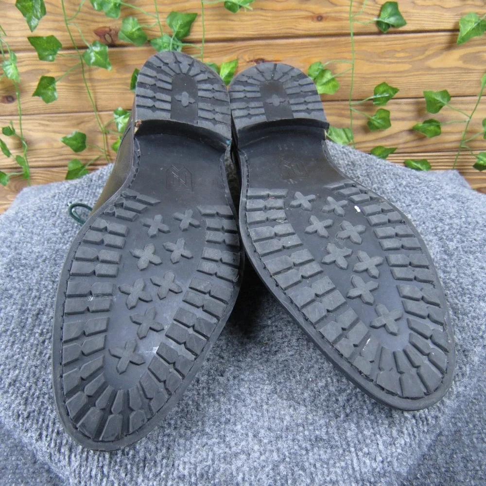 Noah Waxman Casual Shoes‎ Men's Green Size 11 Leather Lace-Up